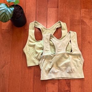 Set of 2 longline sports bras